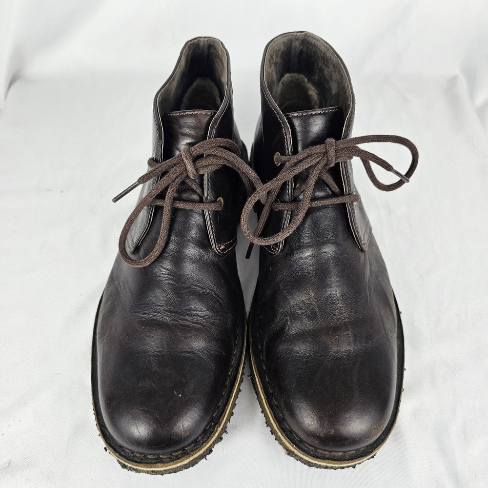 UGG Men's Leighton Chukka Boot 3275 Chocolate Brown Size 9.5 2 Eye - Picture 5 of 9
